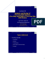 Lecture 10 Analysis and Design of Waffle Slabs - 2011