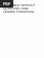 GC Works 1 Without Quantities (1998) General Conditions