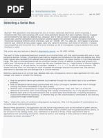 Selecting A Serial Bus: Application Note 3967