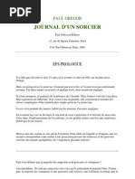 Journal D'un Sorcier - Paul Gregor PDF