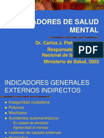 Indicadores de Salud Mental