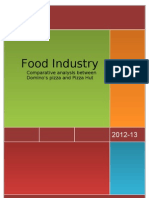 Comparative Analysis of Dominos and Pizza Hut