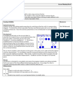 Lesson Plan Simplifying Ratios