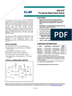 DS1337 I C Serial Real-Time Clock: General Description Features