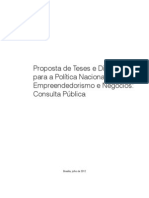 Politica Nacional de Incentivo Ao Empreendedorismo