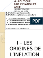 Thème 4 Inflation Et Politique Monétaire