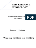 5.research Problem and Framing Hypothesis