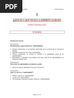 Cabestrero, Teófilo - Qué Es y Qué No Es Espiritualidad