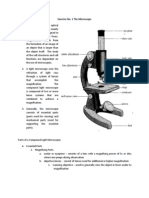 Ex. 1 Parts of A Microscope