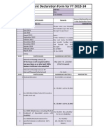 Investment Declaration Form - 1314 - Ishita