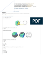 013 Insciribed and Circumscribed Sphere About A Cube - Volume Comparison - Solid Geometry Review