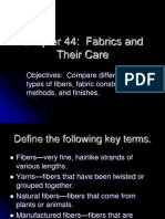 Chapter 44: Fabrics and Their Care