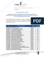 Segundo Listado Aspirantes Habilitados Grupo 3