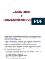 Caida Libre y Lanzamiento Vertical