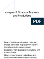 Chapter 5 Financial Markets and Institutions