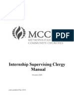 Supervising Clergy Manual