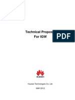 Technical Proposal For IGW HUAWEI - LATEST