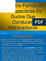 Curso para Inspectores de Ductos