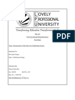 Advancement of The Solar Air Conditioning System