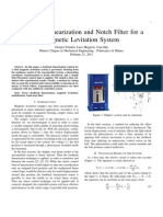 Feedback Linearization and Notch Filter For A Magnetic Levitation System (MagLev)