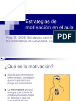 Técnicas de Motivación en El Aula