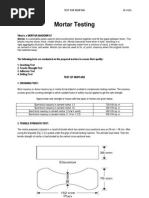 Mortar Testing: What Is A MORTAR (MASONRY) ?