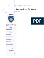 International Steering Group For Kosovo: From Wikipedia, The Free Encyclopedia Jump To