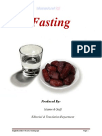 Fasting: Produced by