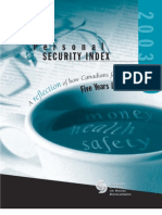 Personal Security Index: Ive Years