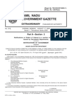 Tamil Nadu Government Gazette: Extraordinary