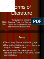 Forms of Literature