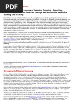 Bloom's Taxonomy