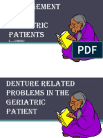 Prosthodontic Management of Geriatric Patient