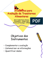 Instrumentos para Avaliação de Transtornos Alimentares