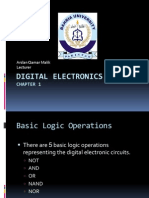 Digital Electronics: Arslan Qamar Malik Lecturer