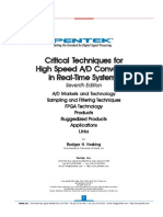 Critical Techniques For High-Speed A-Ds in Real-Time Systems, Sixth Ed.