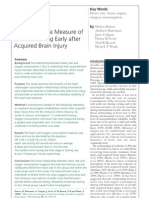 Heart Rate As A Measure of Exercise Testing Early After Acquired Brain Injury