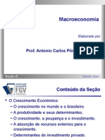 Macroeconomia - Secao 08 - O Crescimento Econômico