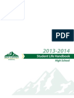 2013-2014 Ben Lippen High School Student Life Handbook