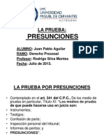 La Prueba - Presunciones