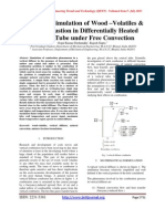 Numerical Simulation of Wood - Volatiles & Air Combustion in Differentially Heated Diffuser Tube Under Free Convection