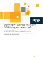 Exploiting The Business Potential of BYOD (Bring Your Own Device)