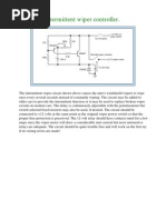 Intermittent Wiper Controller