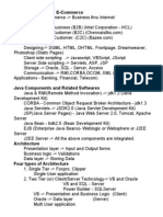 Programming On Java - Notes