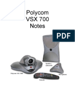 Polycom VSX 700 Notes: Speaker / Subwoofer