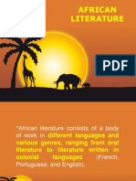 The Literature of Africa Introduction