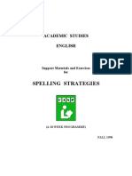 Spelling Strategies