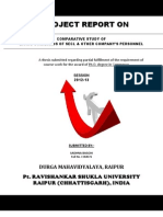 A Project Report On: Pt. Ravishankar Shukla University Raipur (Chhattisgarh), India