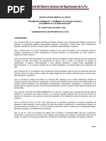 Decreto Departamental 009