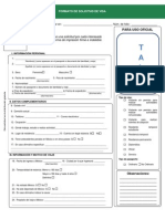 Formulario Visa Mexicana PDF